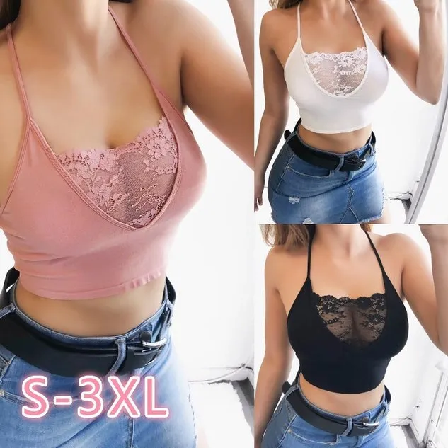 Plain Lace Casual Bra & Bralette