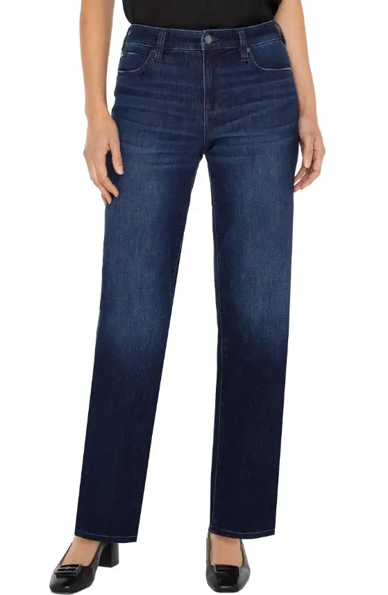 Straight Leg Cropped Jeans