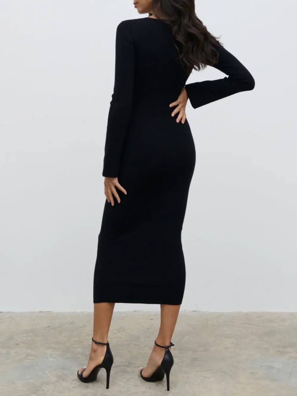 Wrap Midi Dress