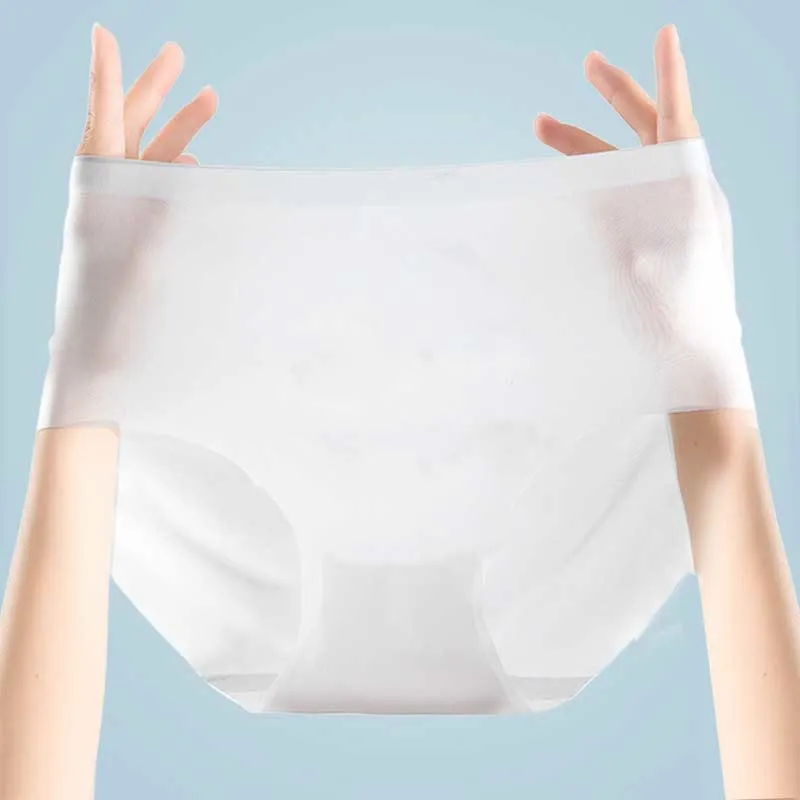Soft Everyday Plus Size High Waist Seamless Breathable Brief Panty