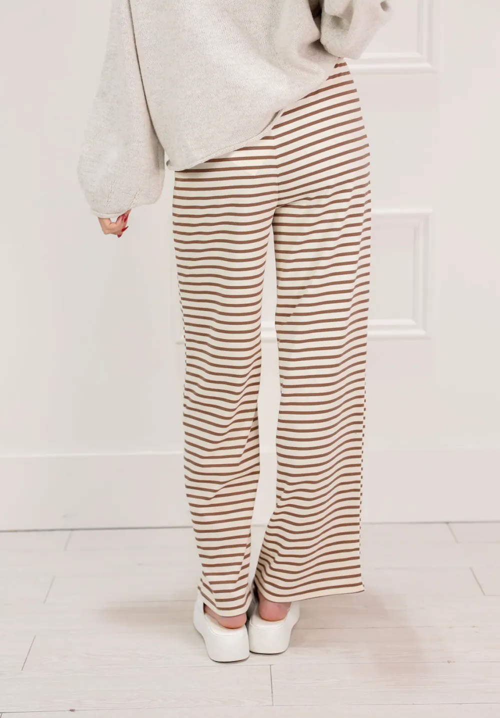 Polished Texture Pants Set