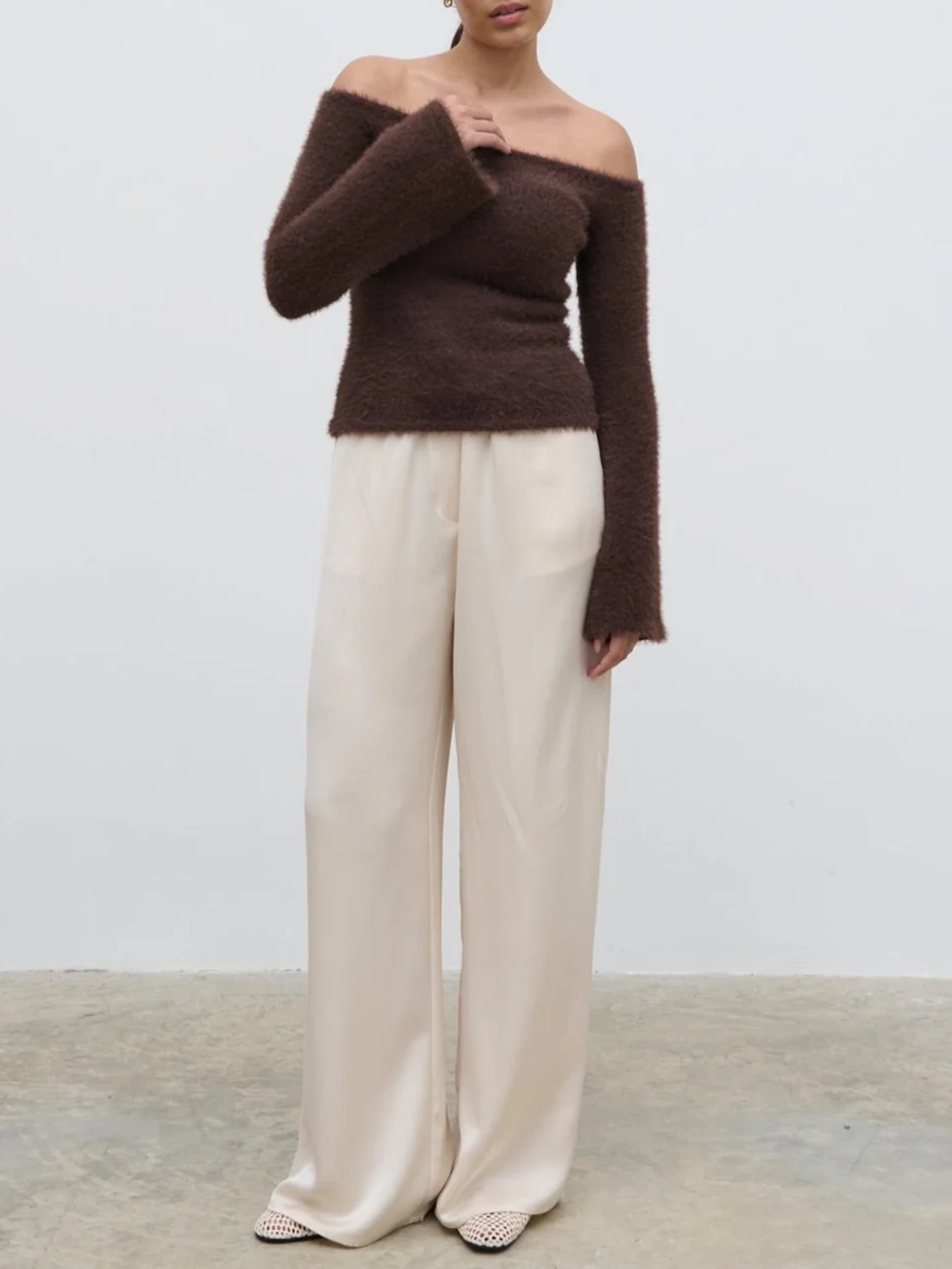 Fluffy Knit Top