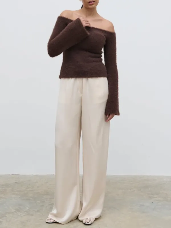 Fluffy Knit Top