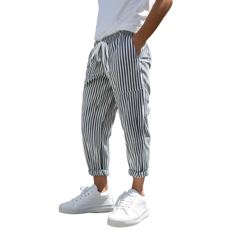 Striped Woven Pants