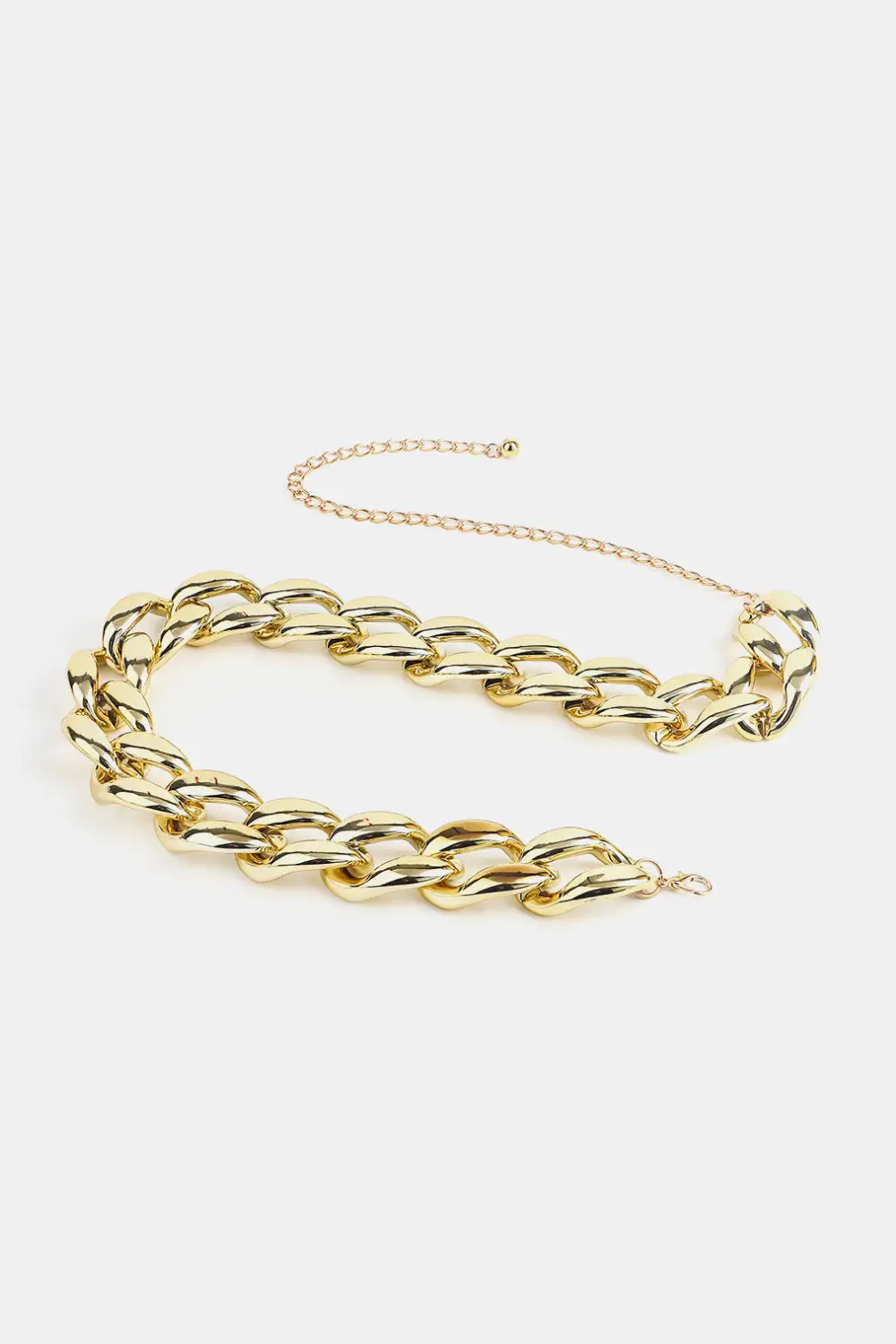 Linked Acrylic Waist Belt