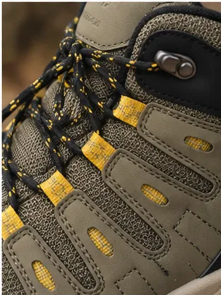 ⏰Limited Time Deal: Up to 70% Off — Men's High-Top Hiking Boots — Outdoor Trekking Shoes — Breathable, Lightweight, Wide Toe Box, Arch Support, Cushioned, Waterproof, Non-Slip