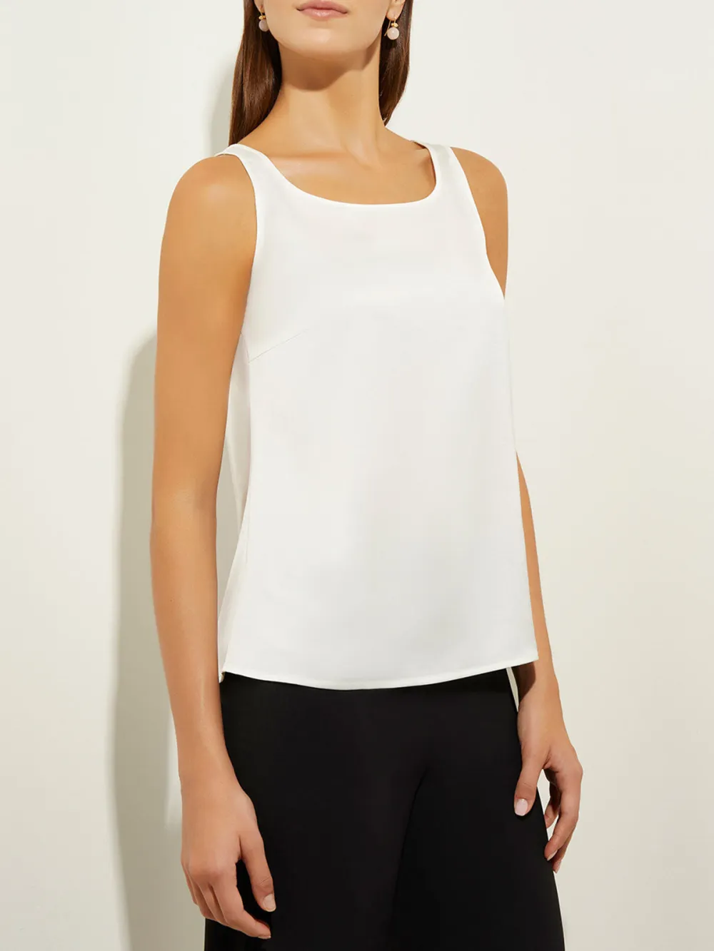 Round Neck Woven Vest