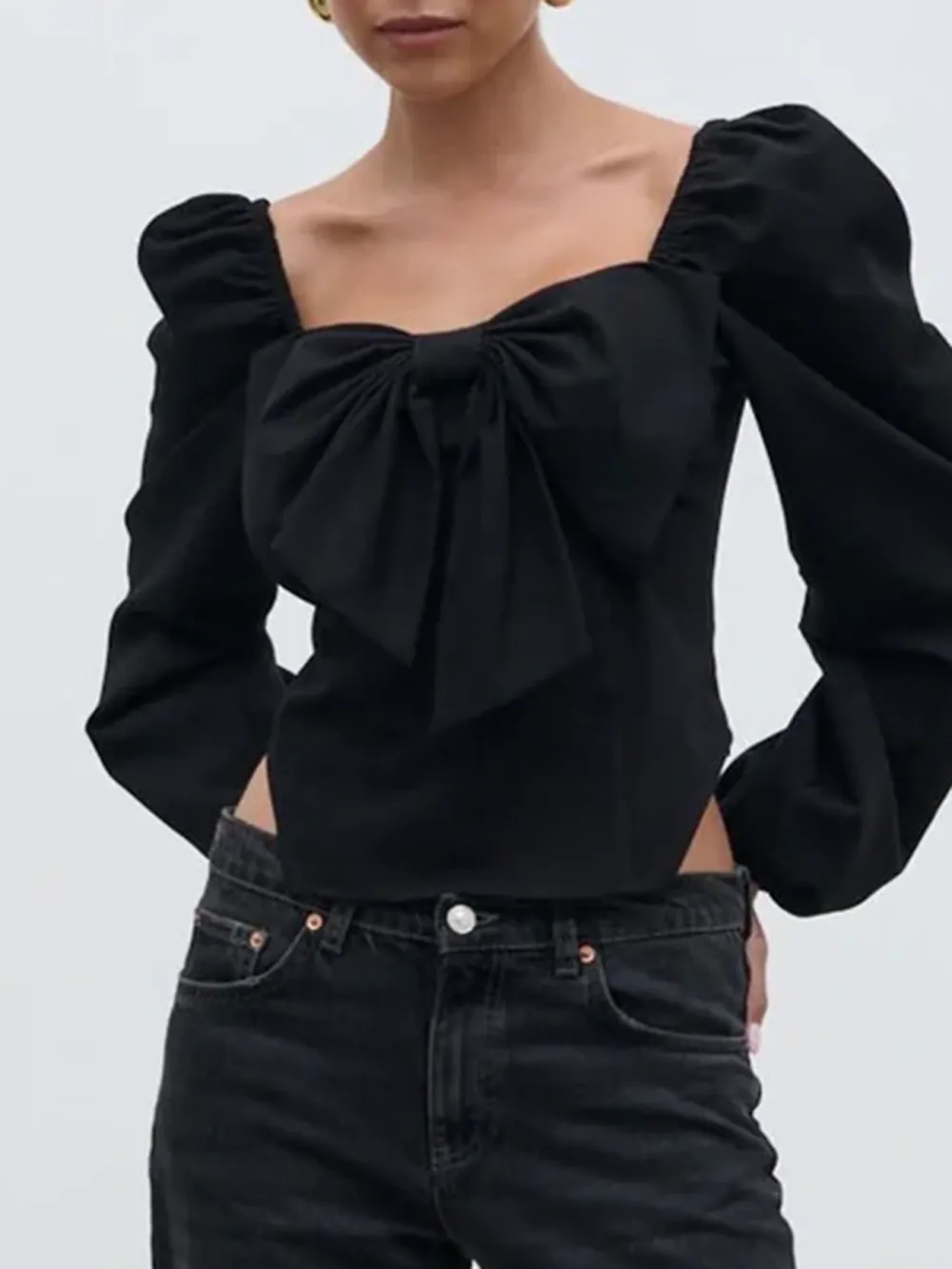 Exaggerated Bow Top
