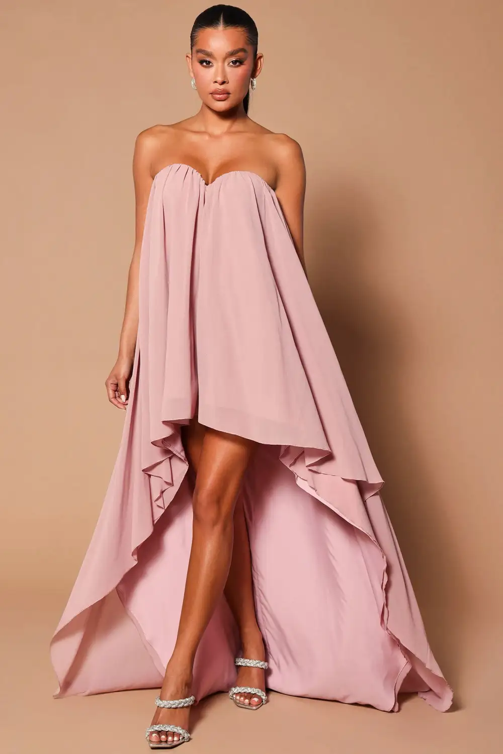 Colette Chiffon Maxi Dress - Mauve
