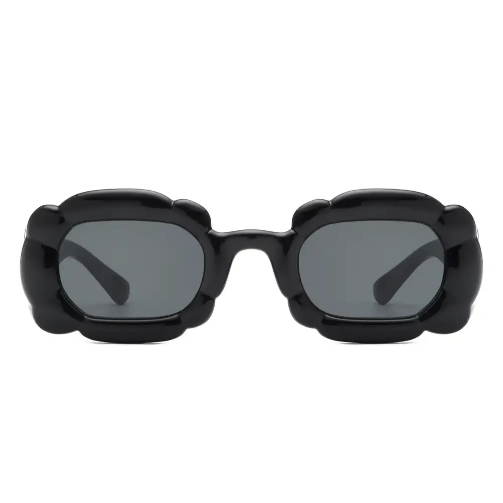 Square Thick Frame Geometric Irregular Sunglasses