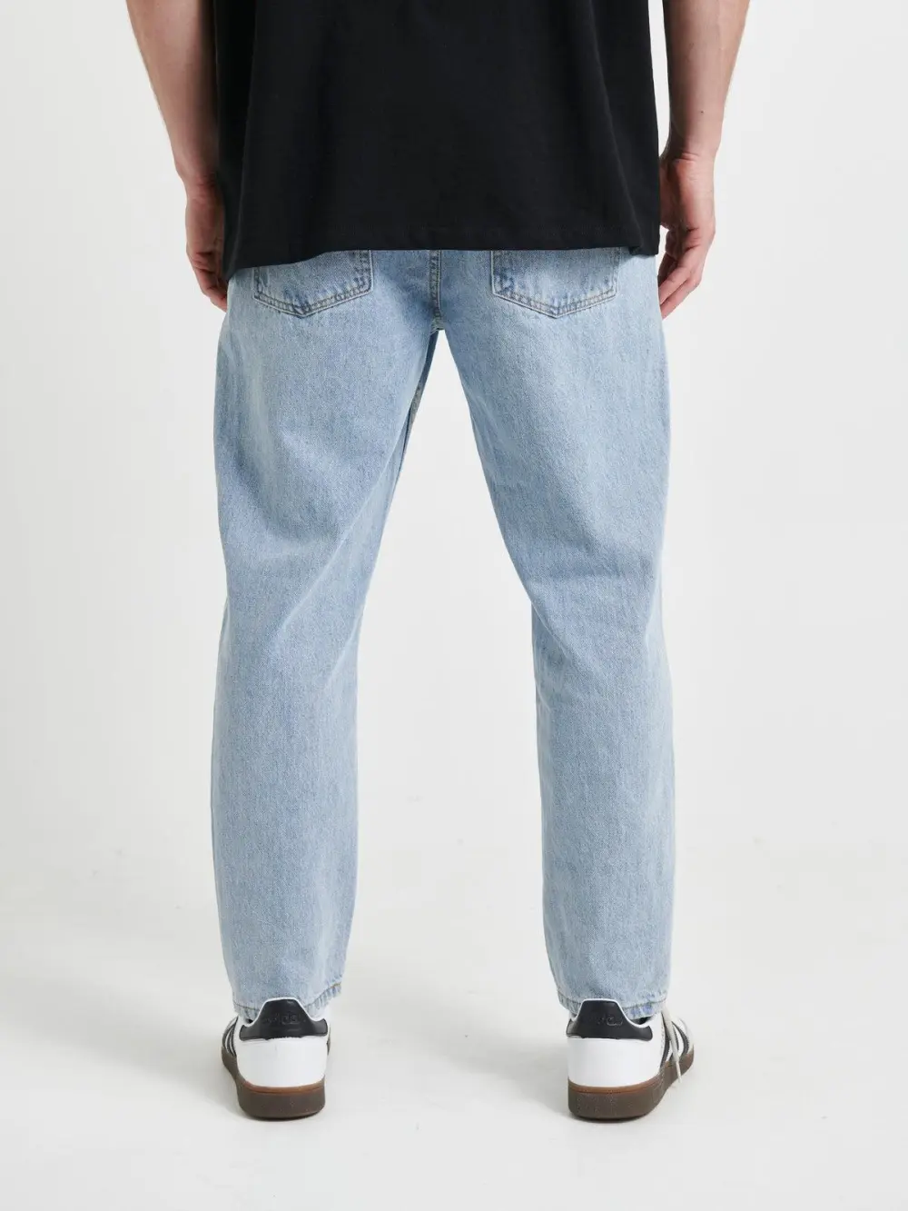 Simple And Soft Daily Comfortable Light Blue Denim
