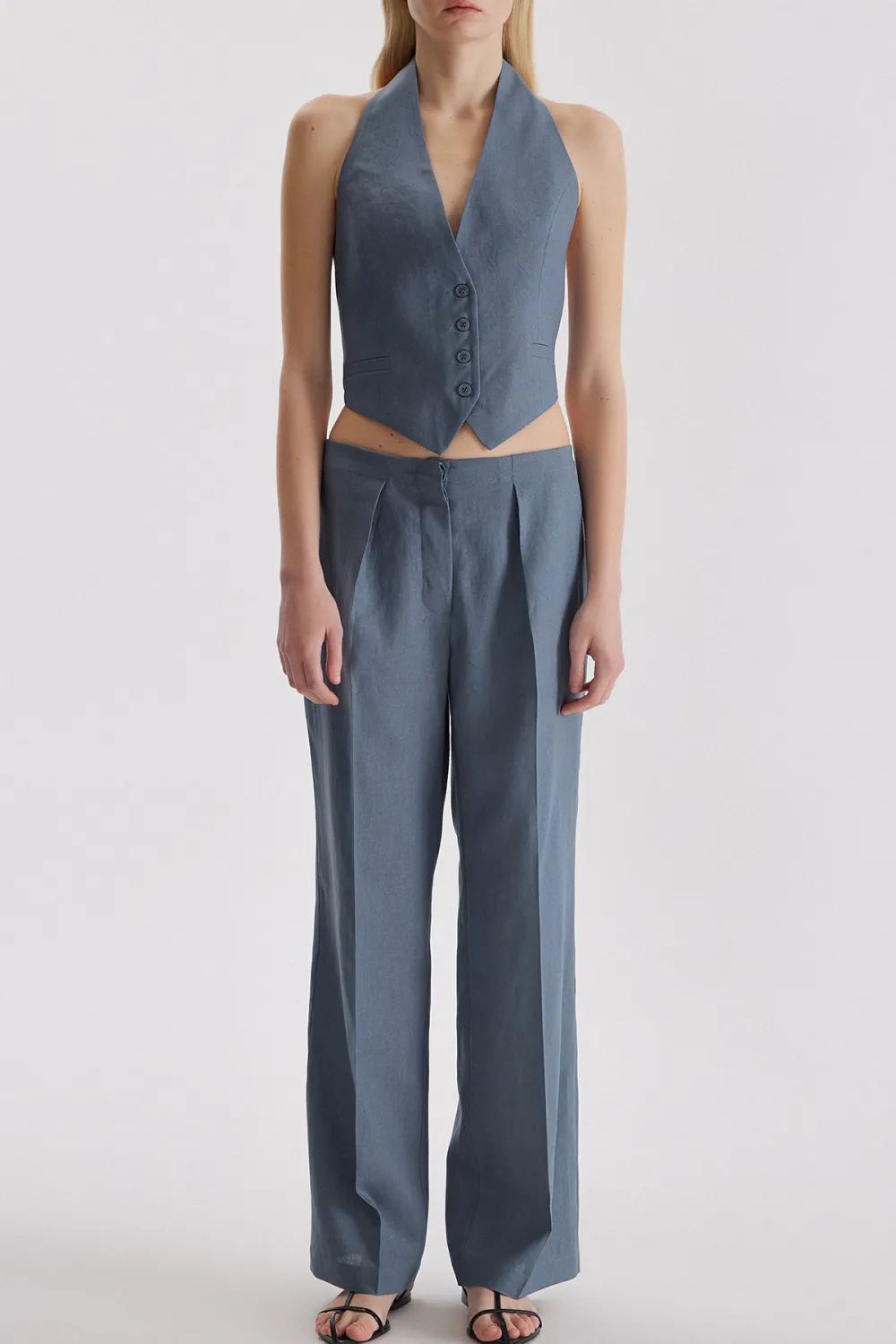 Full-Length Pants-Blue