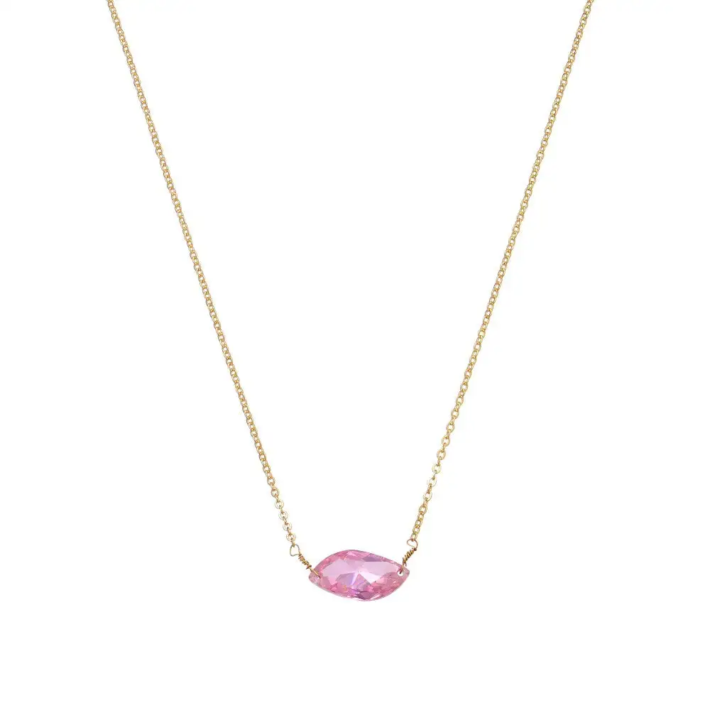 Cubic Zirco Ia Necklace