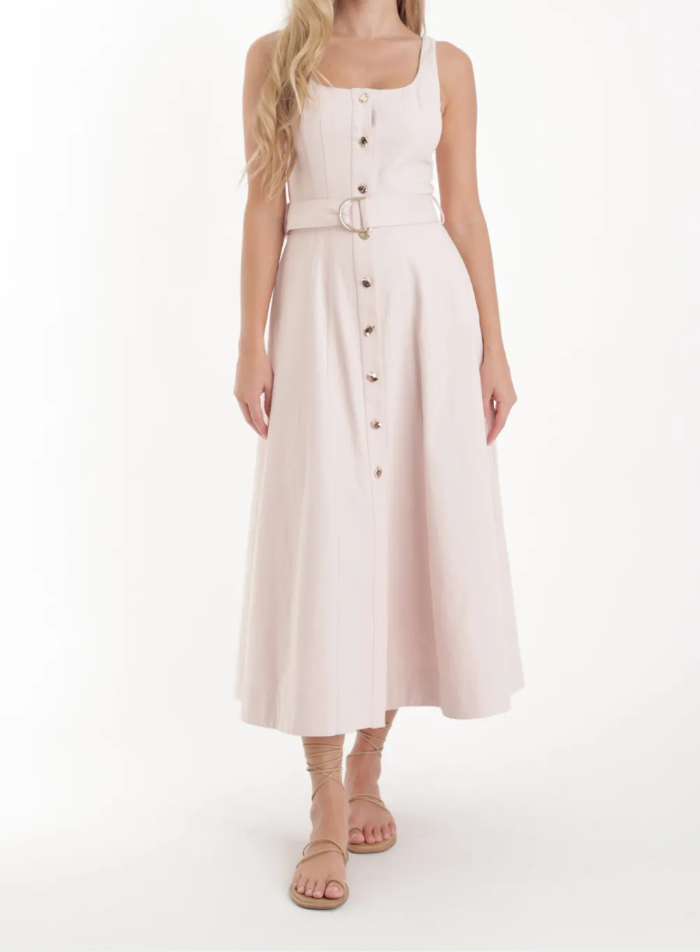 Sleeveless A-Line Dress