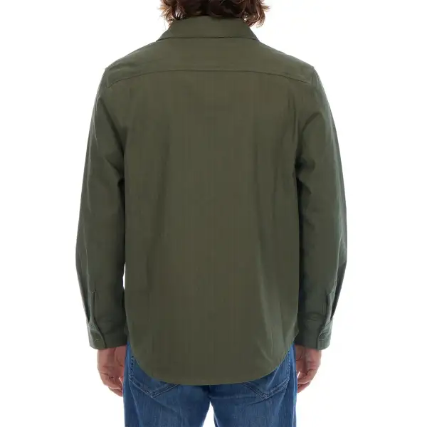 Tailored Herringbone Work Button Down Shirt