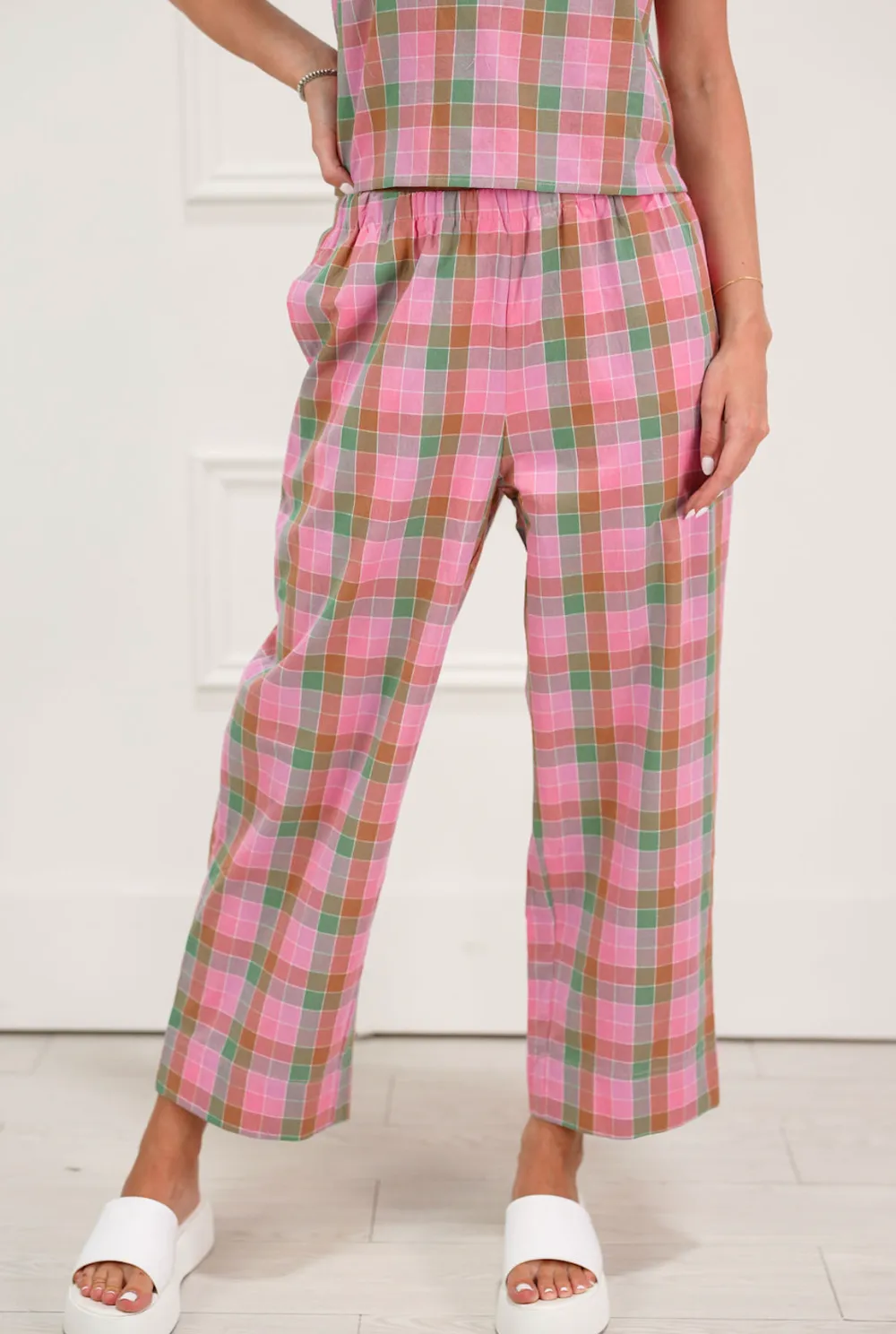 Textured Ensemble Pants Set