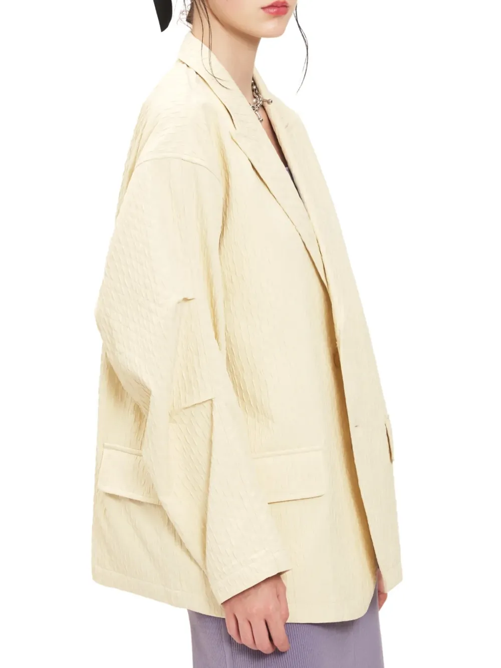 Loose - Fit Oversized Blazer Jacket