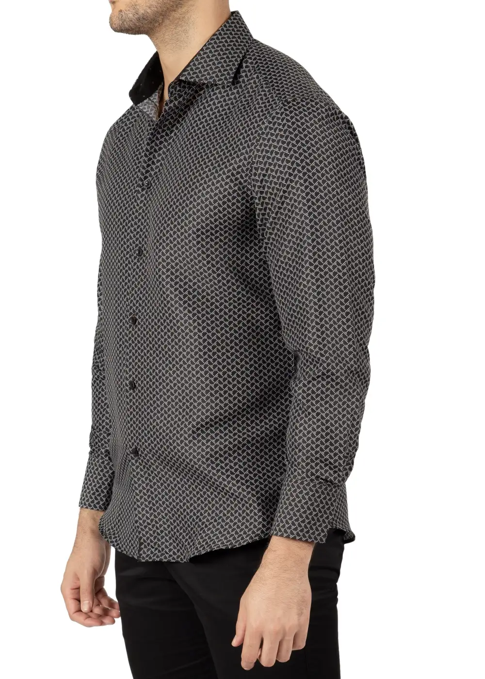 Comfort Fit Button Up Dress Shirt