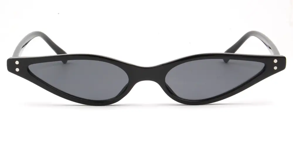 Slim Retro Cat-Eye Sunglasses