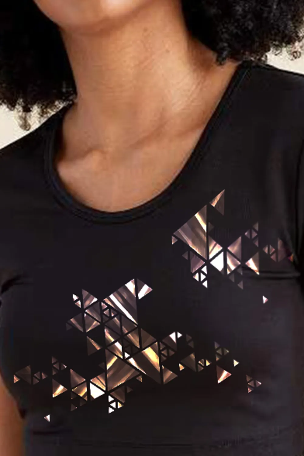 Crew Neck Short Sleeve Crop T-Shirt