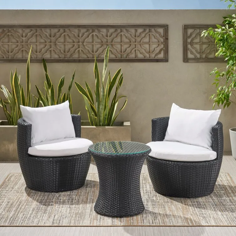 Krysta 2 - Person Outdoor Seating Group with Cushions