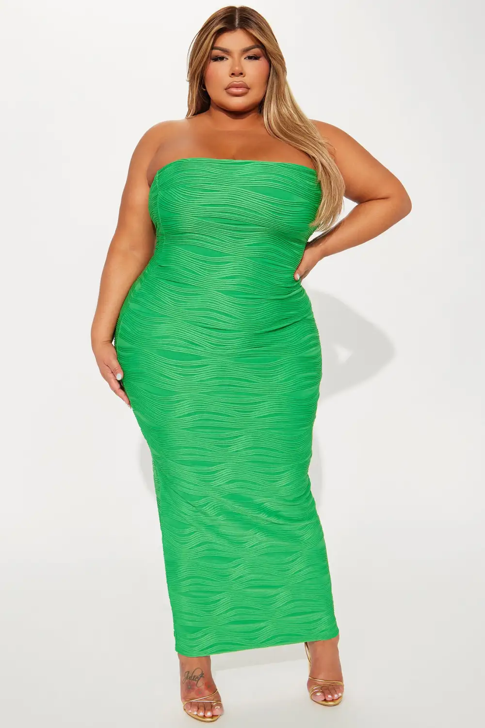 Take Me In Maxi Dress - Kelly Green