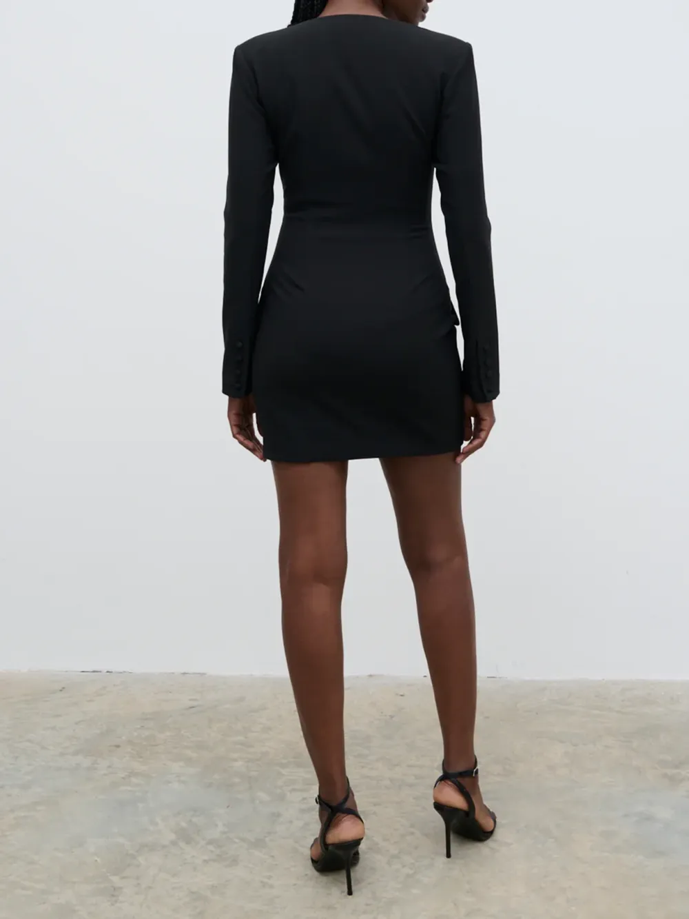 Embellished Trim Mini Dress