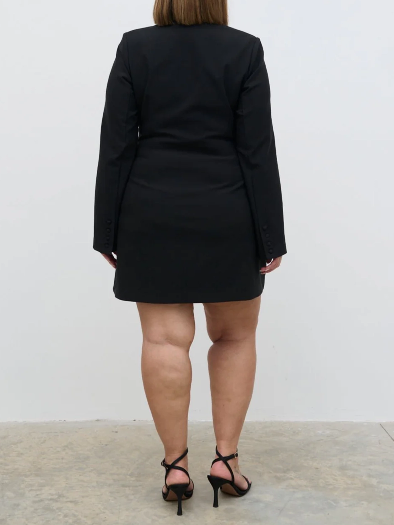 Embellished Trim Mini Dress Curve