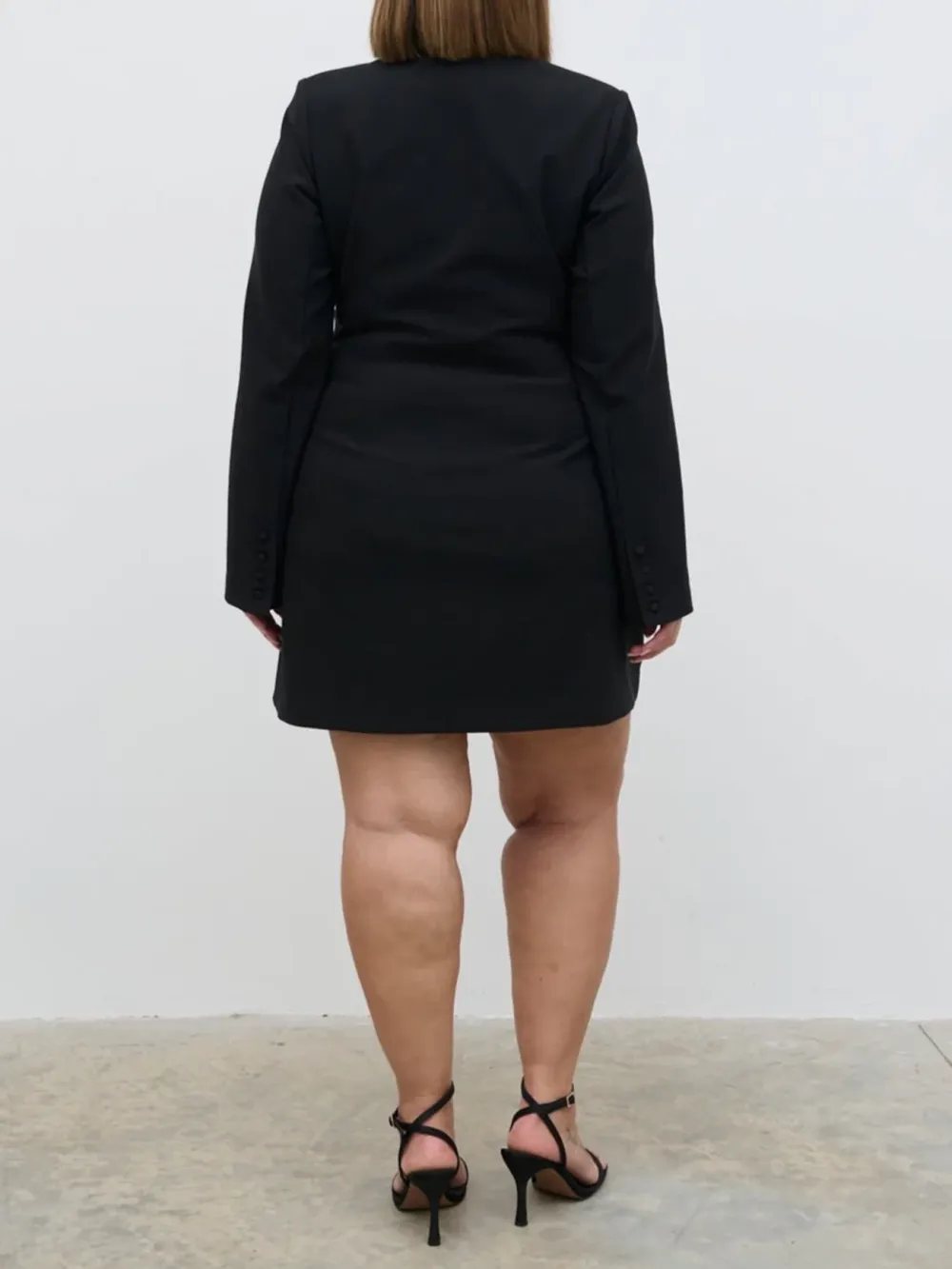 Embellished Trim Mini Dress Curve