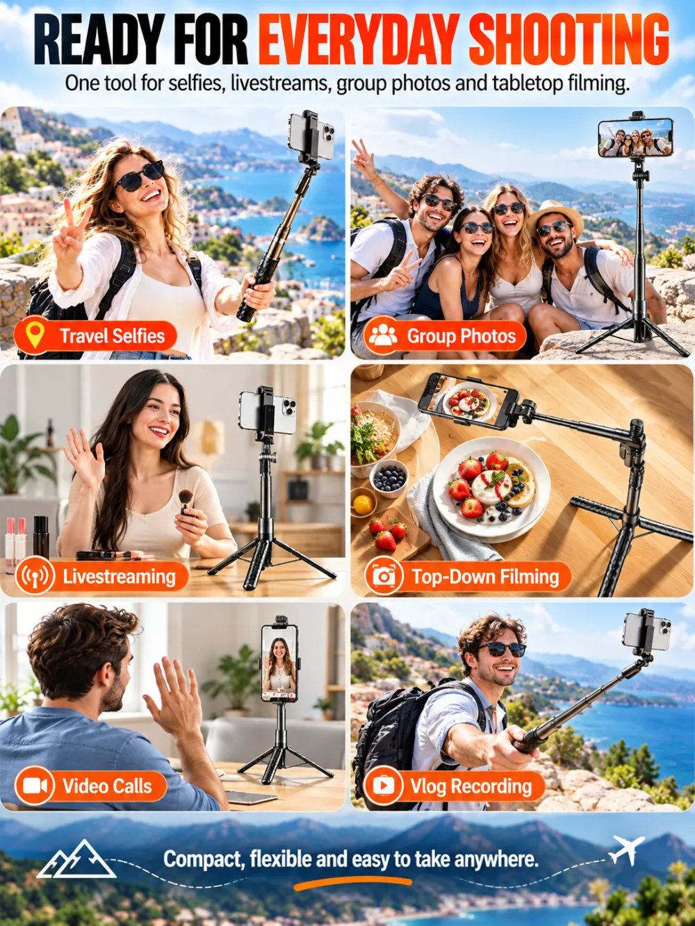 Selfie Stick Tripod