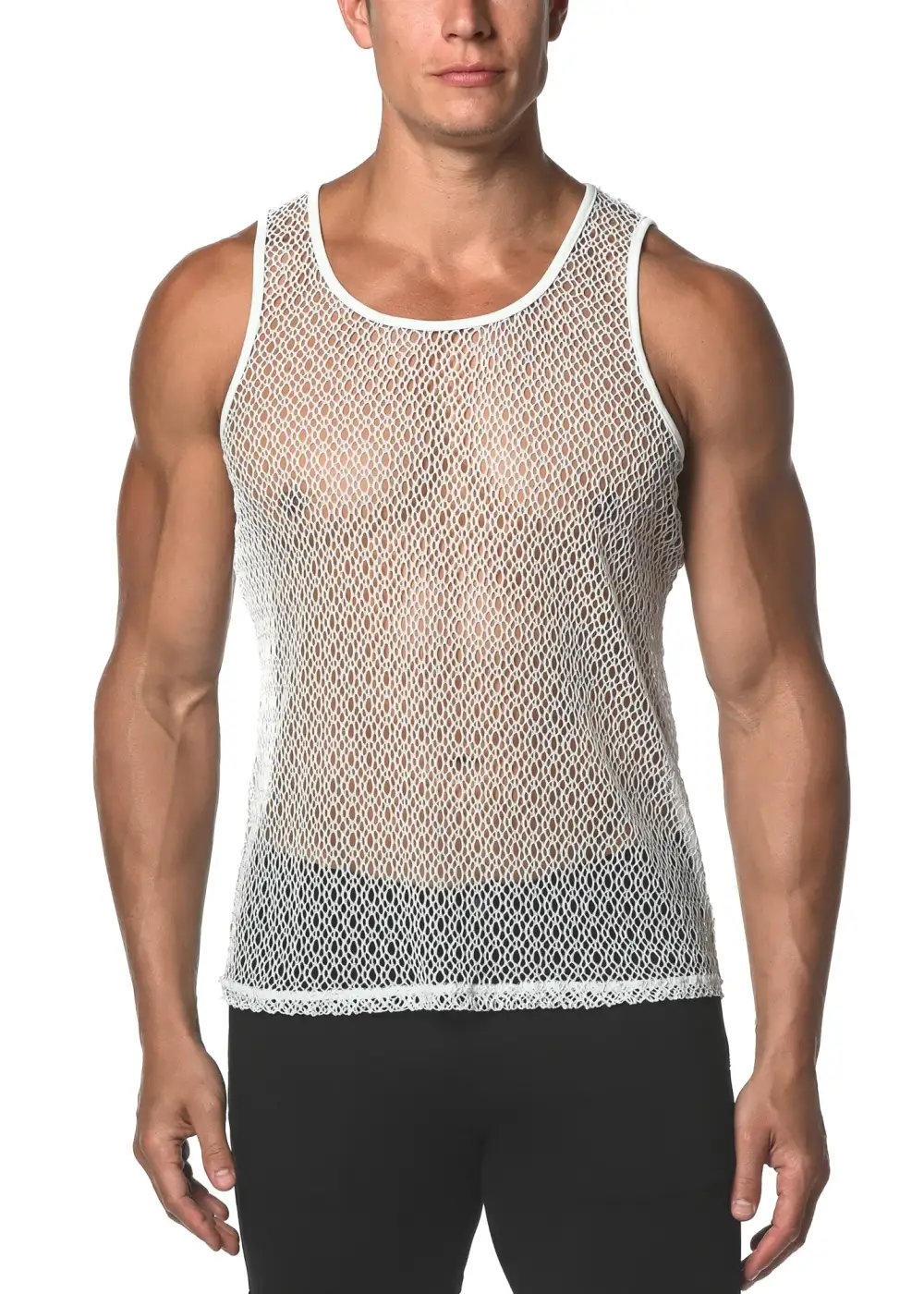Patterned Sleeveless Tank Top