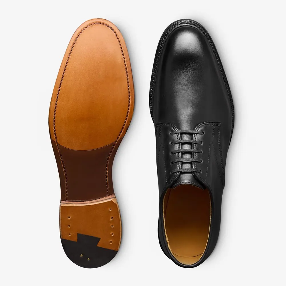 Commuting Style Leather Plain-toe Shoe