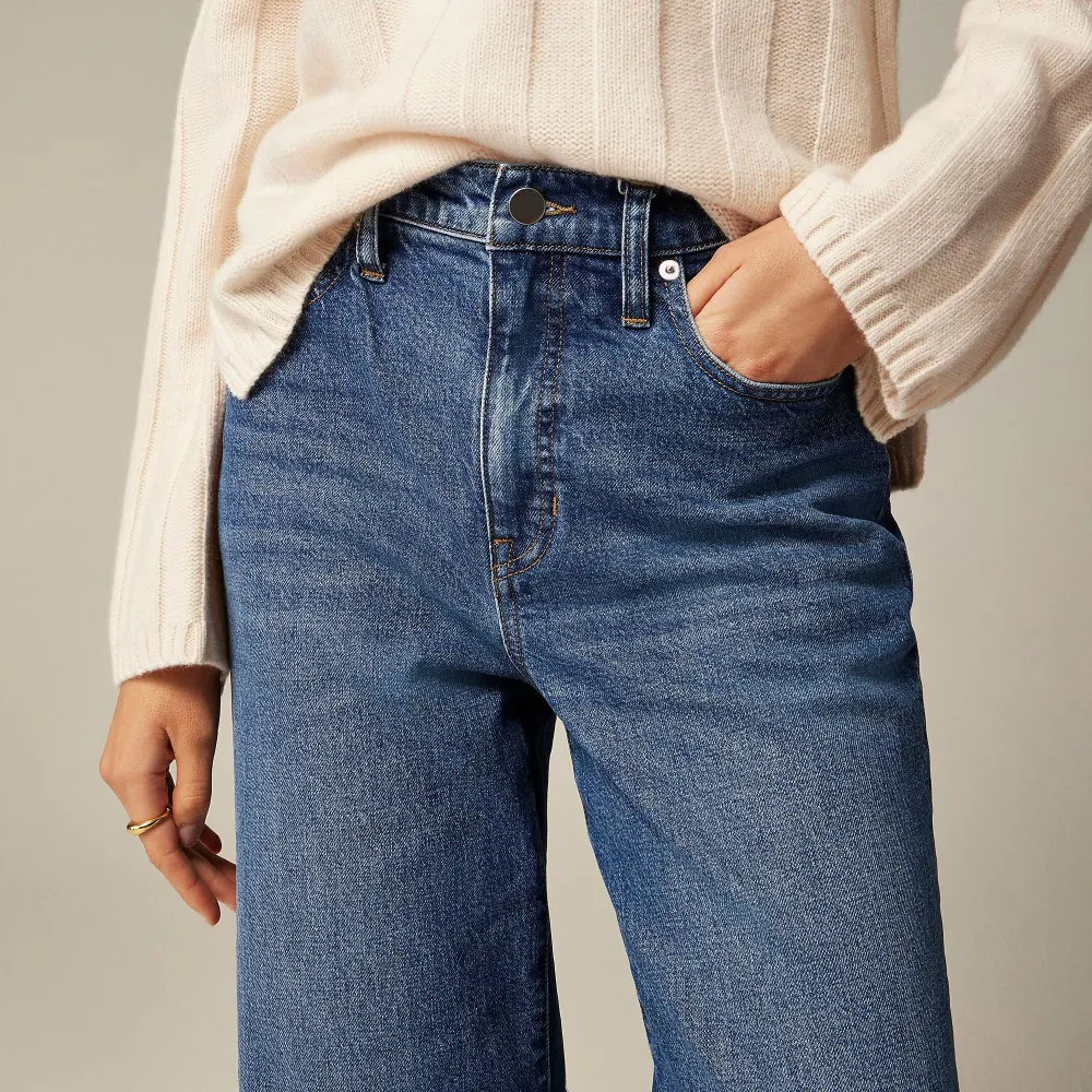 High-Rise Slim-Wide Jeans