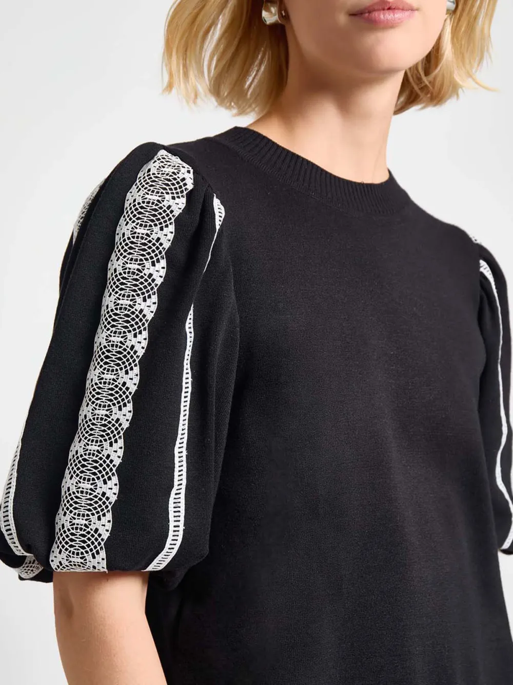 Ribbed Half Sleeve Shirt