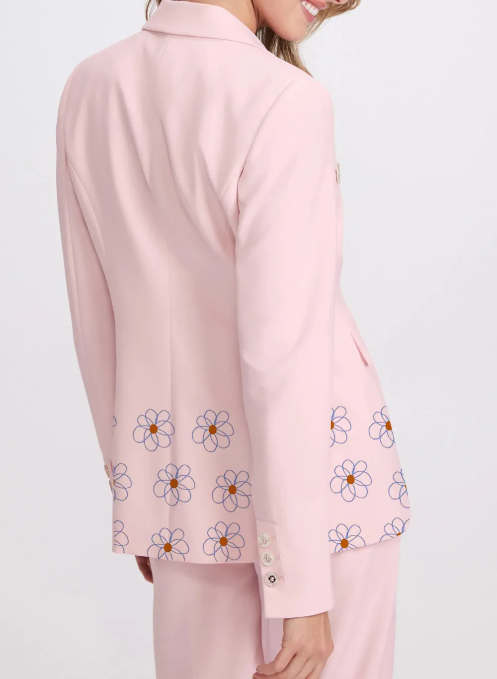 Pink Feminine Style Blazer