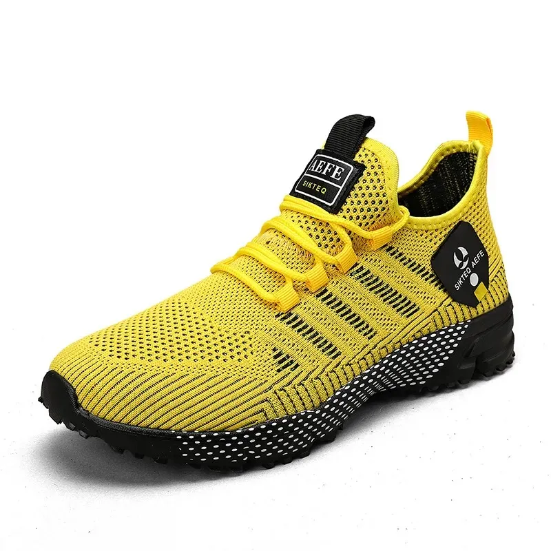 🔥Hot Sale 50% OFF🛒 - Men's Lightweight Orthopedic Flyknit Sneakers — Breathable Walking, Running & Outdoor Fitness Shoes