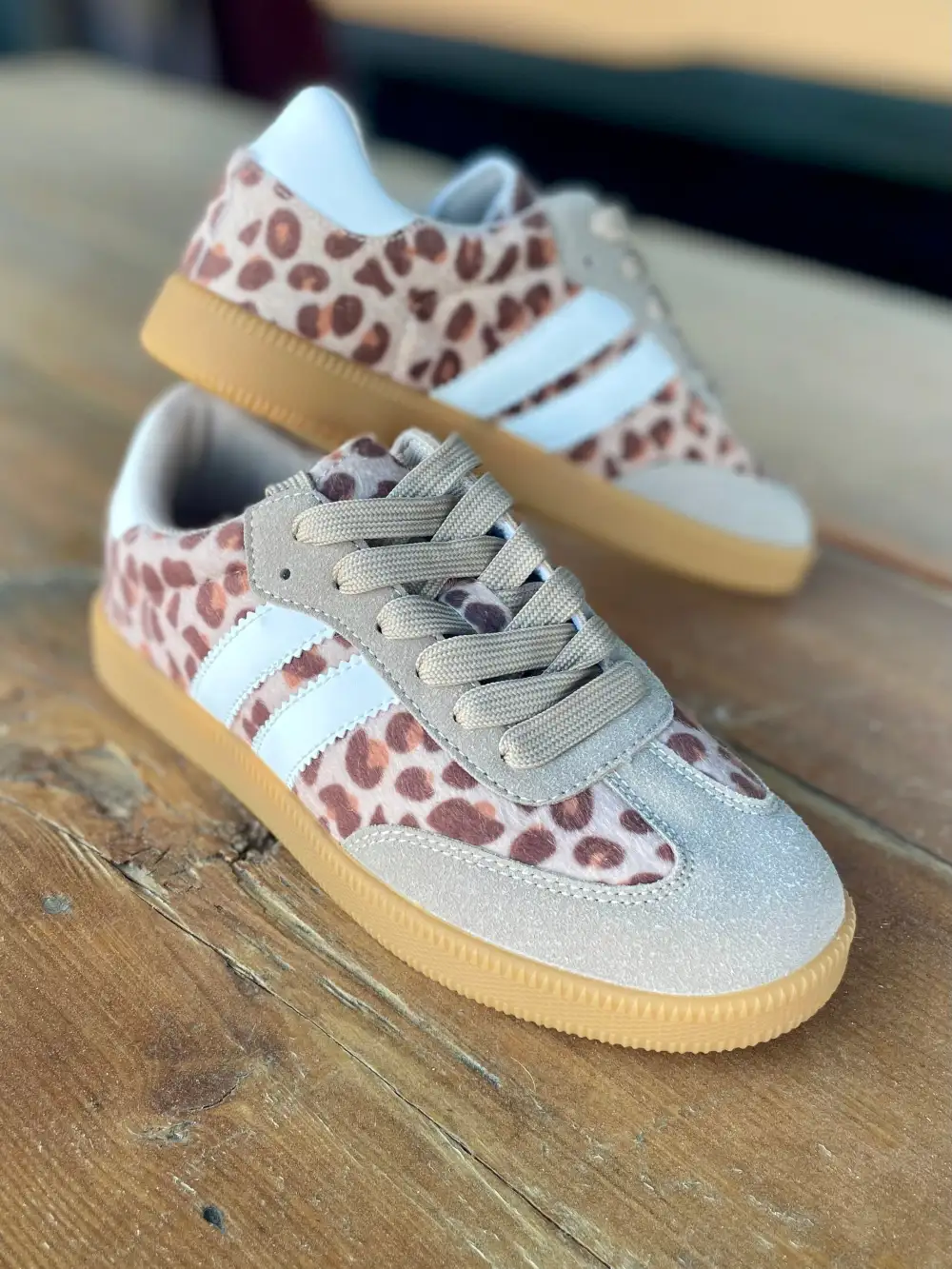 Lisa Leopard Sneakers Shoes