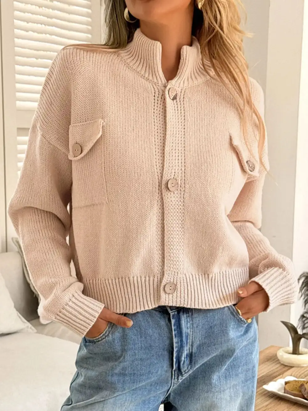 Everyday Button Down Knit Cardigan