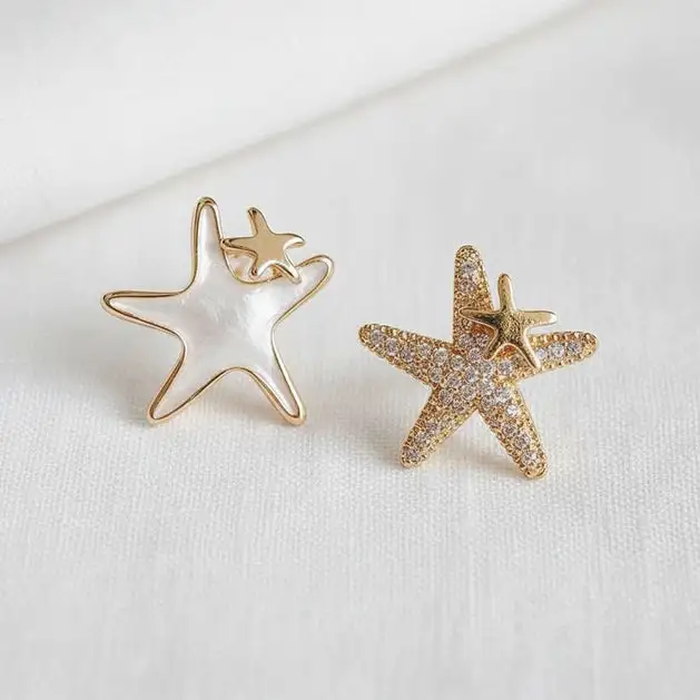 Starfish Drop Earrings