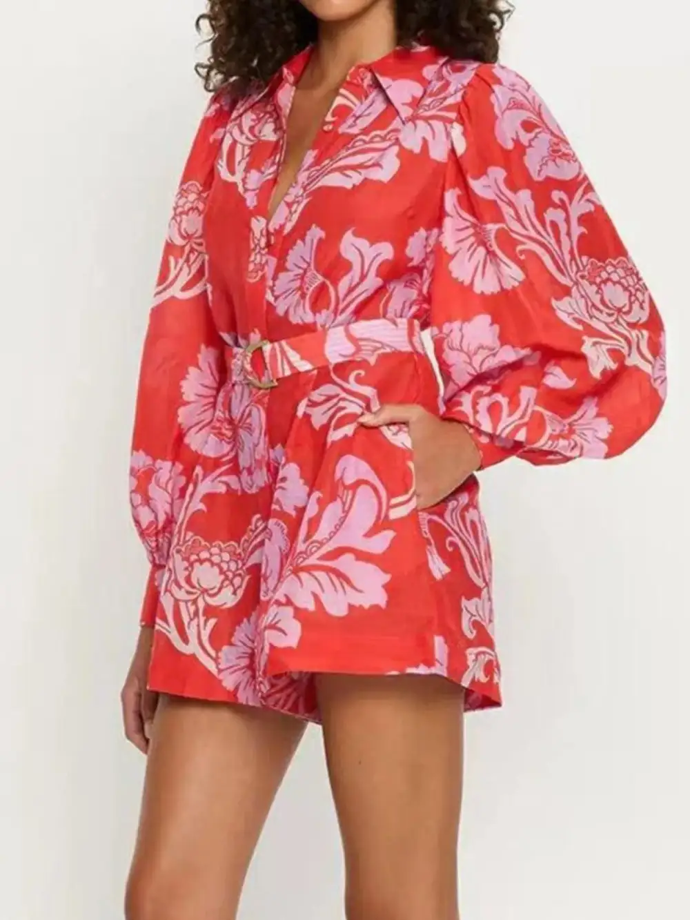 Modern Jumpsuit Printed Romper