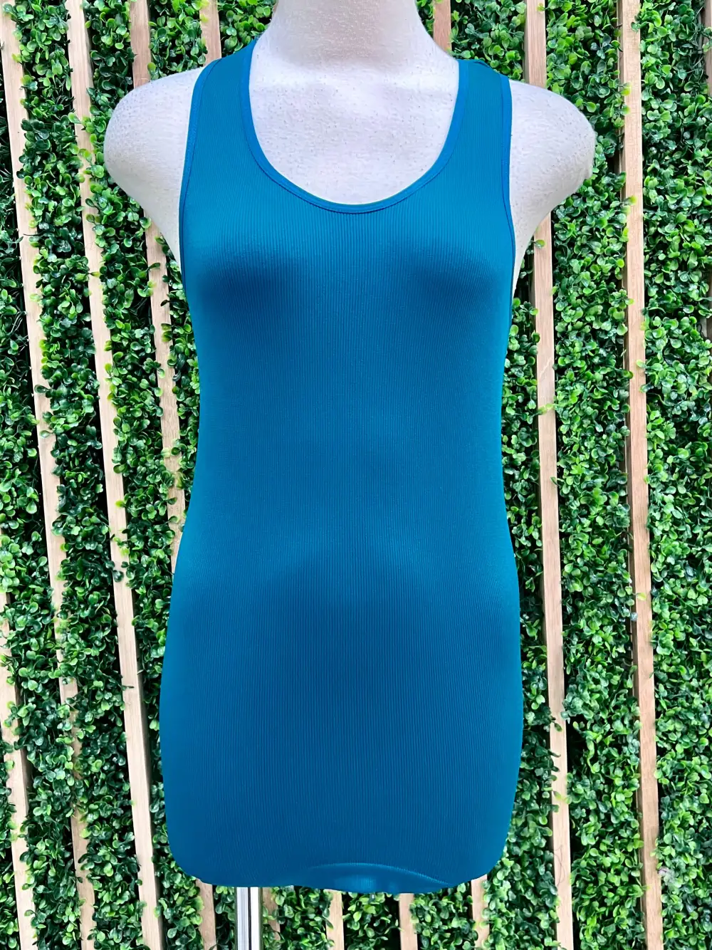 Ribbed Long Tank Top