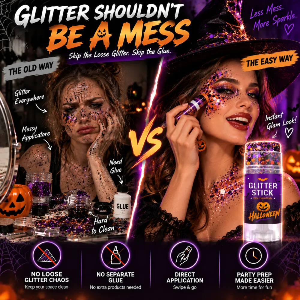 Halloween Glitter Stick for Face