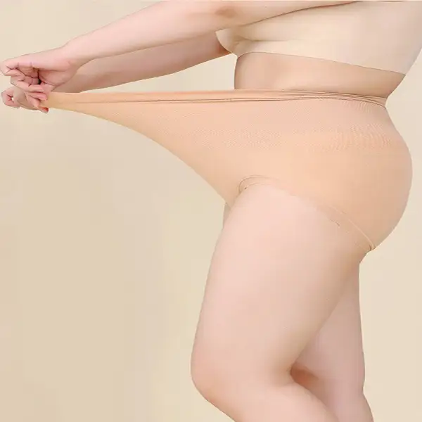 Plus Size High Waist Soft Touch Smoothing Brief Panty