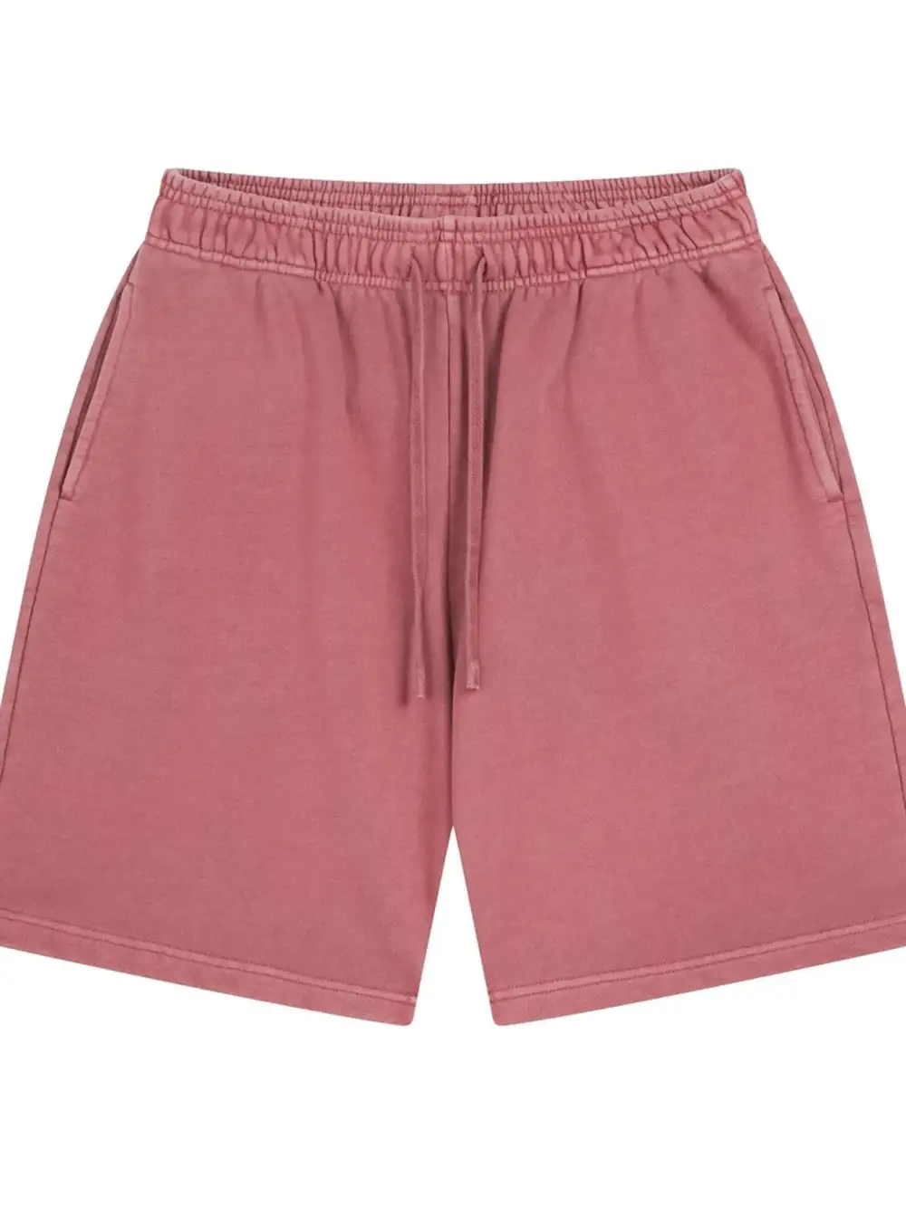 Drawstring Cotton Blend Easy Waist Casual Shorts