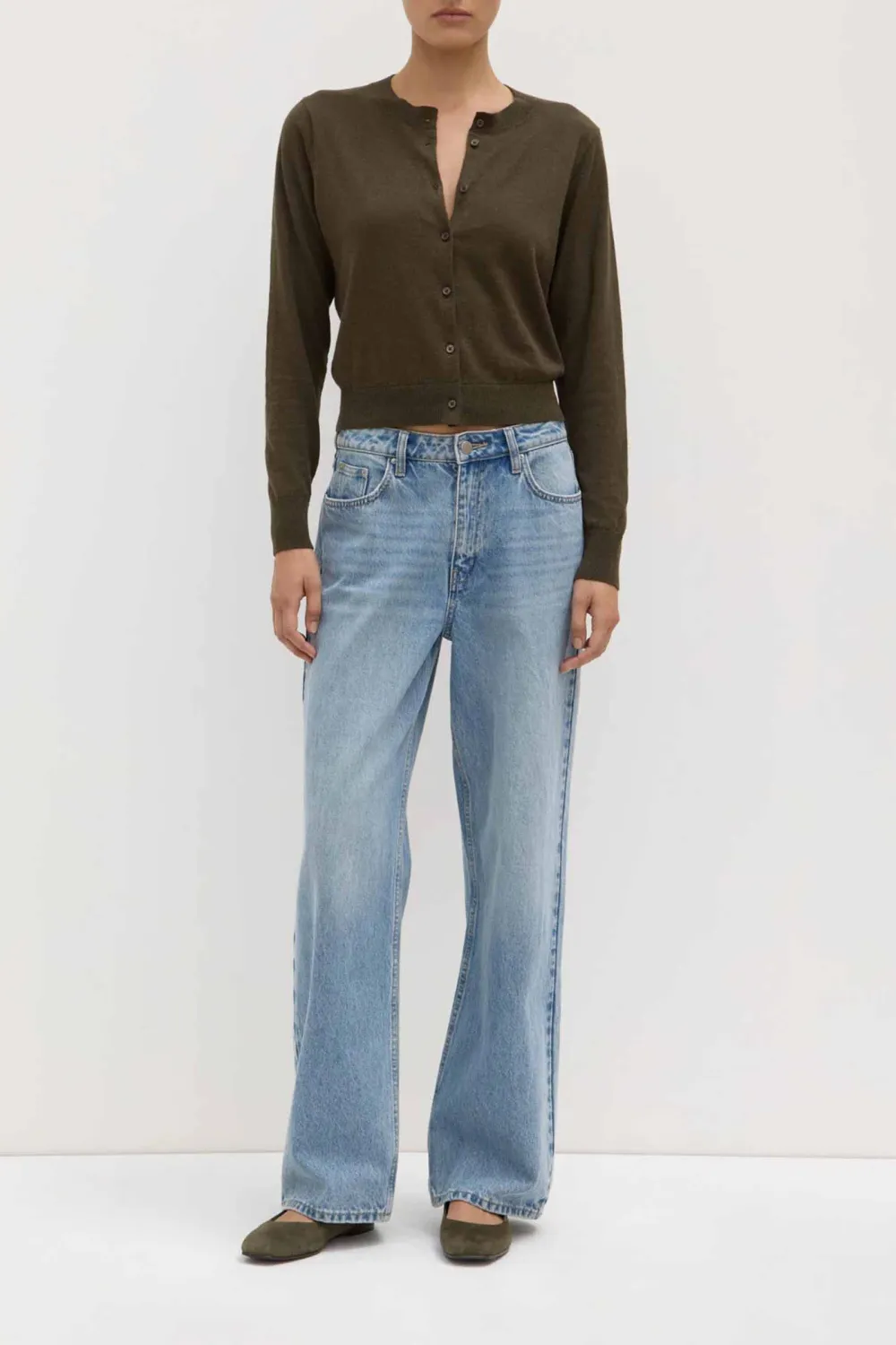 Slim Fit Long Sleeved Cashmere Sweater