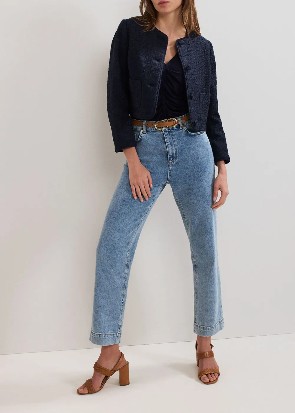 Black Fashionable Versatile Short Jacket