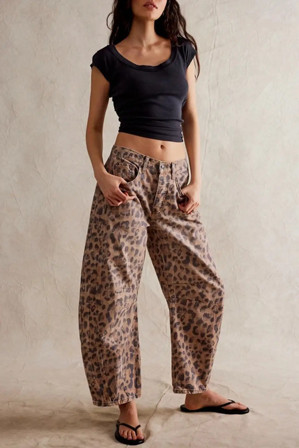 Balloon Leg Relaxed Jeans