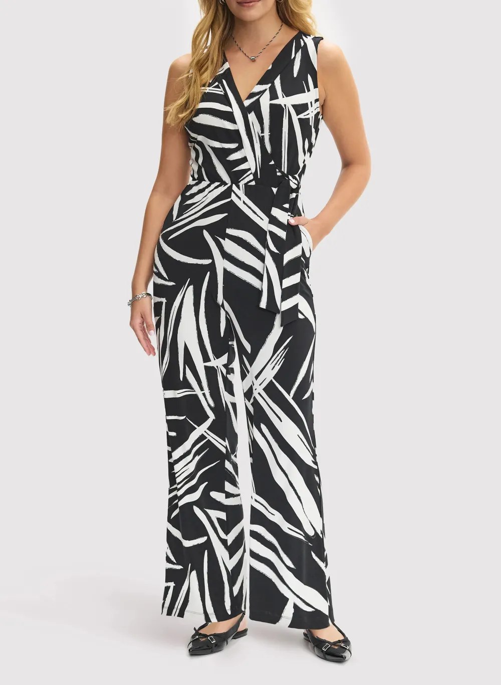 Women's Geometric Print Jumpsuit