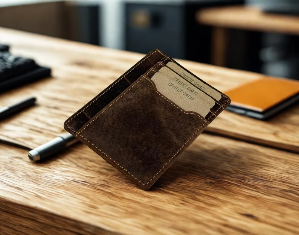 Slim Leather Card Holder