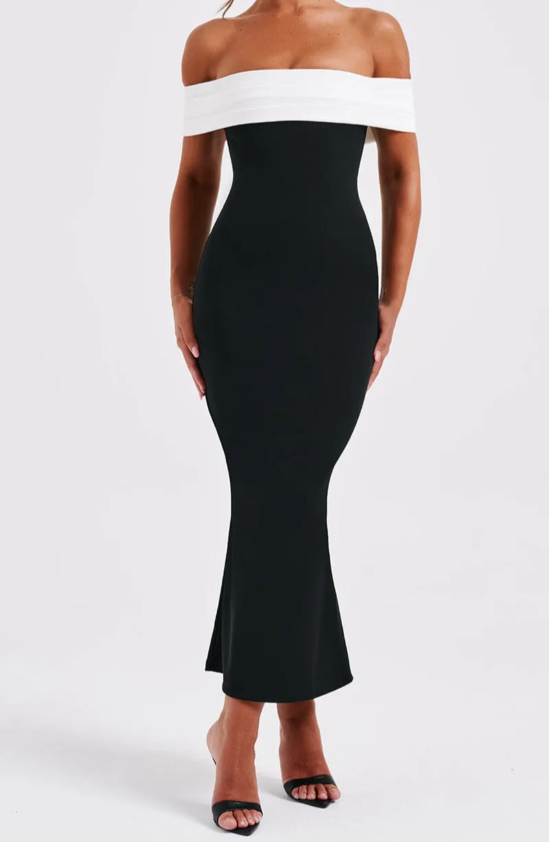 Statement Bow Midi Dress